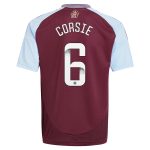 aston villa wsl adidas home shirt 2024-25 – kids with corsie 6 printing Collection - Aston Villa Official Store