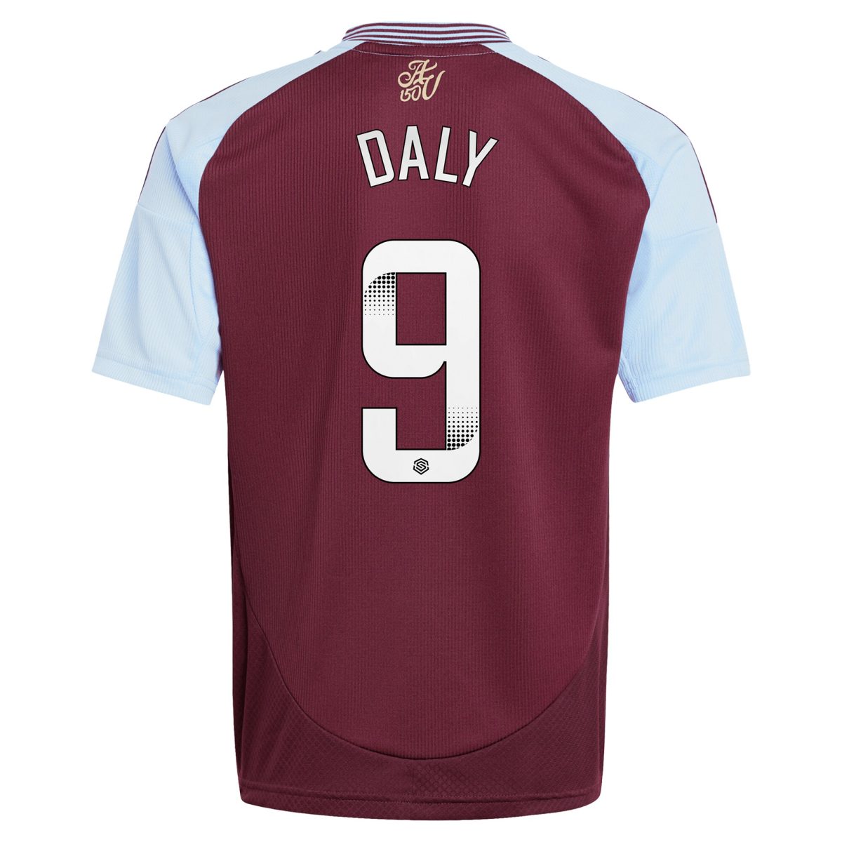 aston villa wsl adidas home shirt 2024-25 – kids with daly 9 printing Collection - Aston Villa Official Store