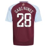 aston villa wsl adidas home shirt 2024-25 – kids with gabi nunes 28 printing Collection - Aston Villa Official Store