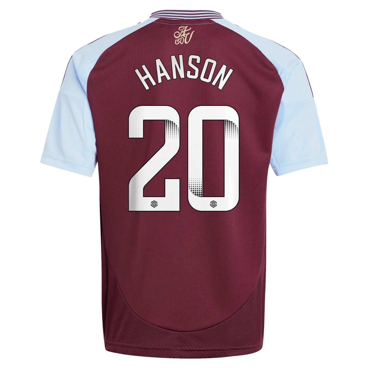 aston villa wsl adidas home shirt 2024-25 – kids with hanson 20 printing Collection - Aston Villa Official Store