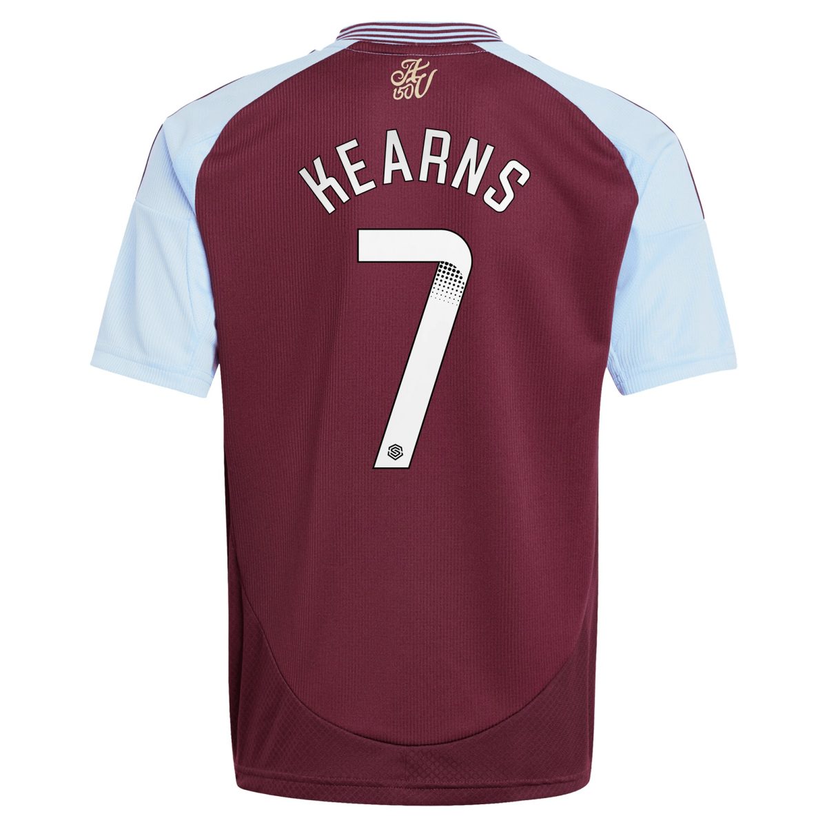 aston villa wsl adidas home shirt 2024-25 – kids with kearns 7 printing Collection - Aston Villa Official Store