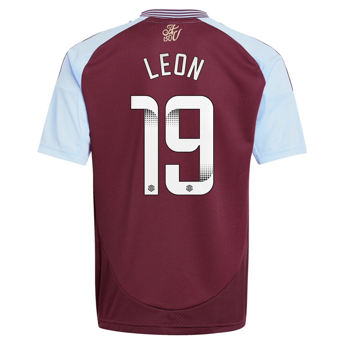 aston villa wsl adidas home shirt 2024-25 – kids with leon 19 printing Collection - Aston Villa Official Store