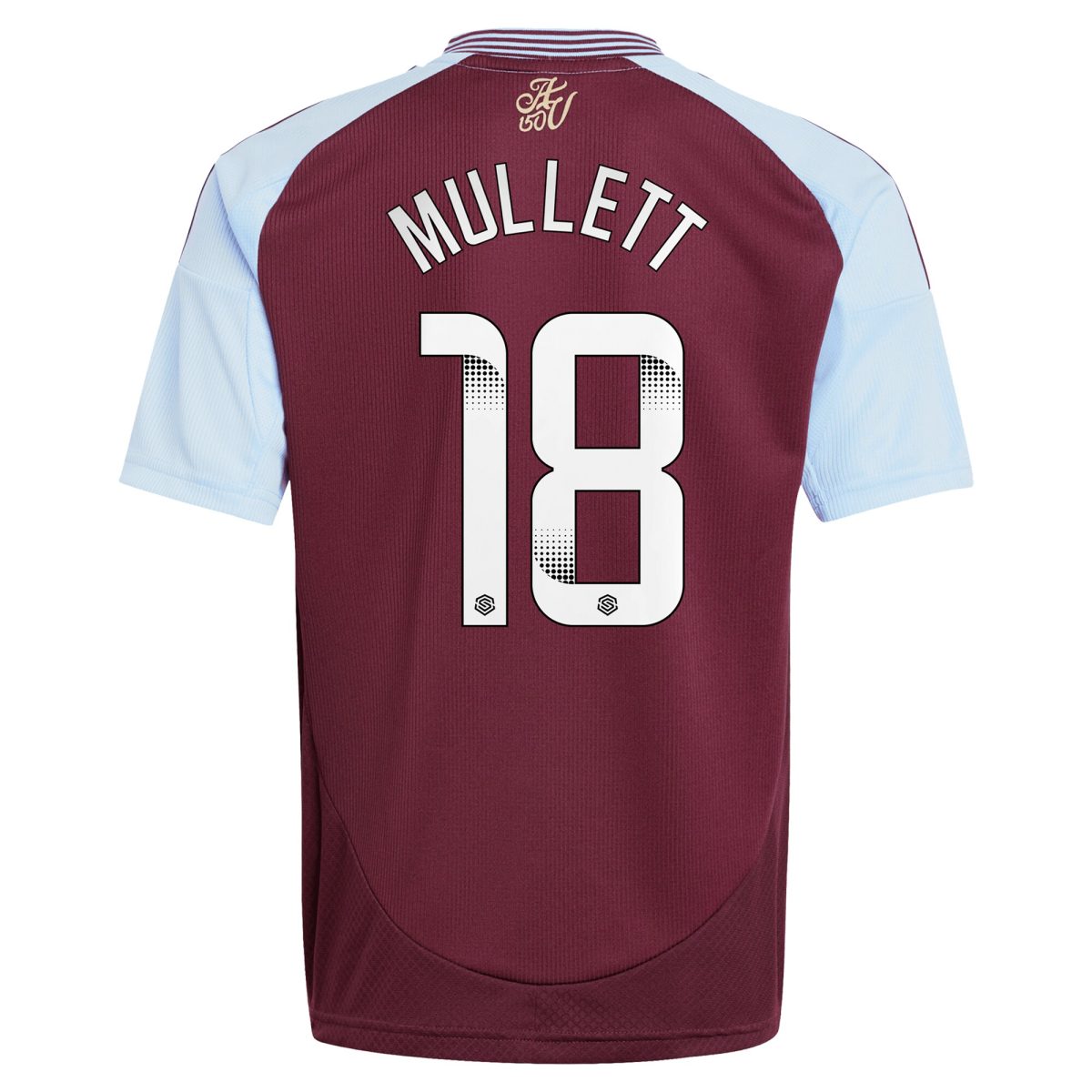 aston villa wsl adidas home shirt 2024-25 – kids with mullett 18 printing Collection - Aston Villa Official Store