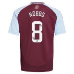 aston villa wsl adidas home shirt 2024-25 – kids with nobbs 8 printing Collection - Aston Villa Official Store