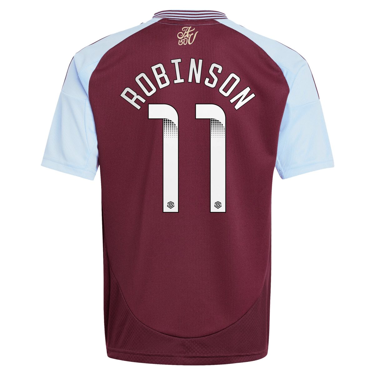 aston villa wsl adidas home shirt 2024-25 – kids with robinson 11 printing Collection - Aston Villa Official Store