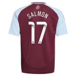 aston villa wsl adidas home shirt 2024-25 – kids with salmon 17 printing Collection - Aston Villa Official Store