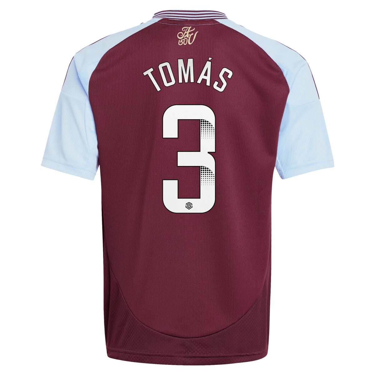 aston villa wsl adidas home shirt 2024-25 – kids with tomás 3 printing Collection - Aston Villa Official Store