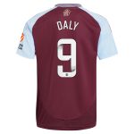 aston villa wsl adidas home shirt 2024-25 with daly 9 printing Collection - Aston Villa Official Store