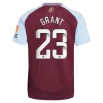 aston villa wsl adidas home shirt 2024-25 with grant 23 printing Collection - Aston Villa Official Store