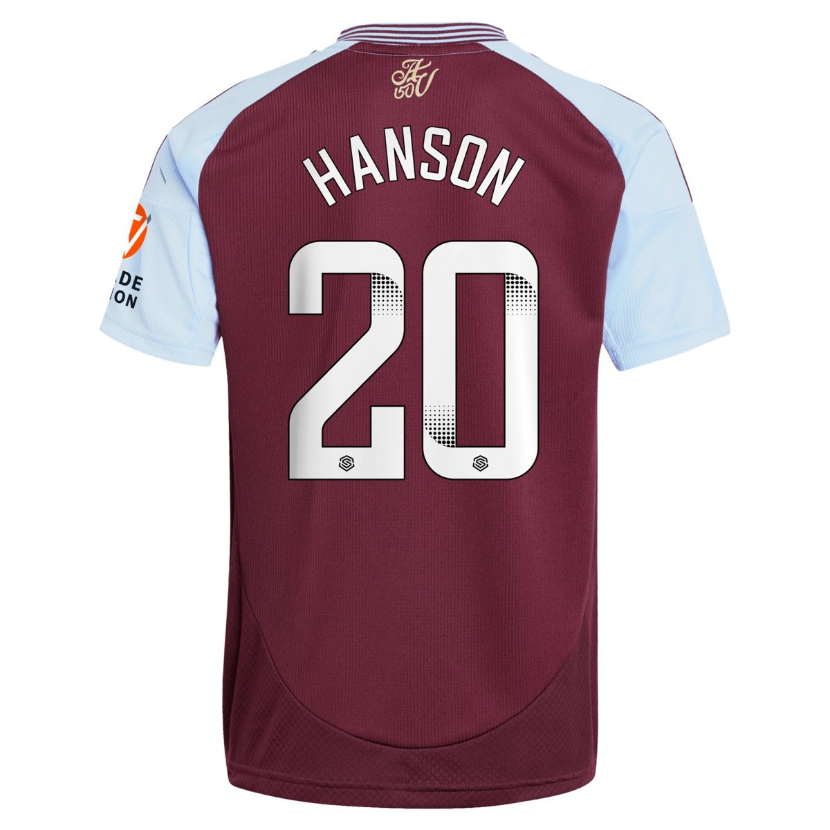 aston villa wsl adidas home shirt 2024-25 with hanson 20 printing Collection - Aston Villa Official Store