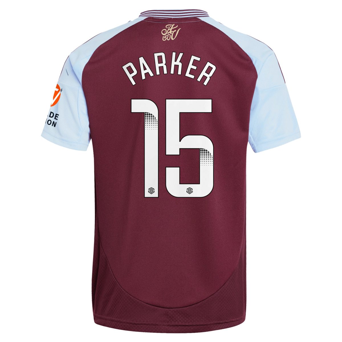 aston villa wsl adidas home shirt 2024-25 with parker 15 printing Collection - Aston Villa Official Store