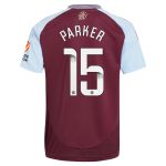 aston villa wsl adidas home shirt 2024-25 with parker 15 printing Collection - Aston Villa Official Store