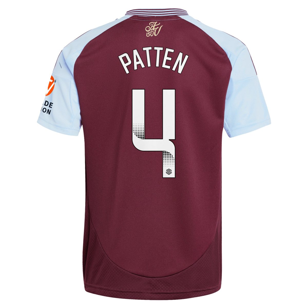 aston villa wsl adidas home shirt 2024-25 with patten 4 printing Collection - Aston Villa Official Store