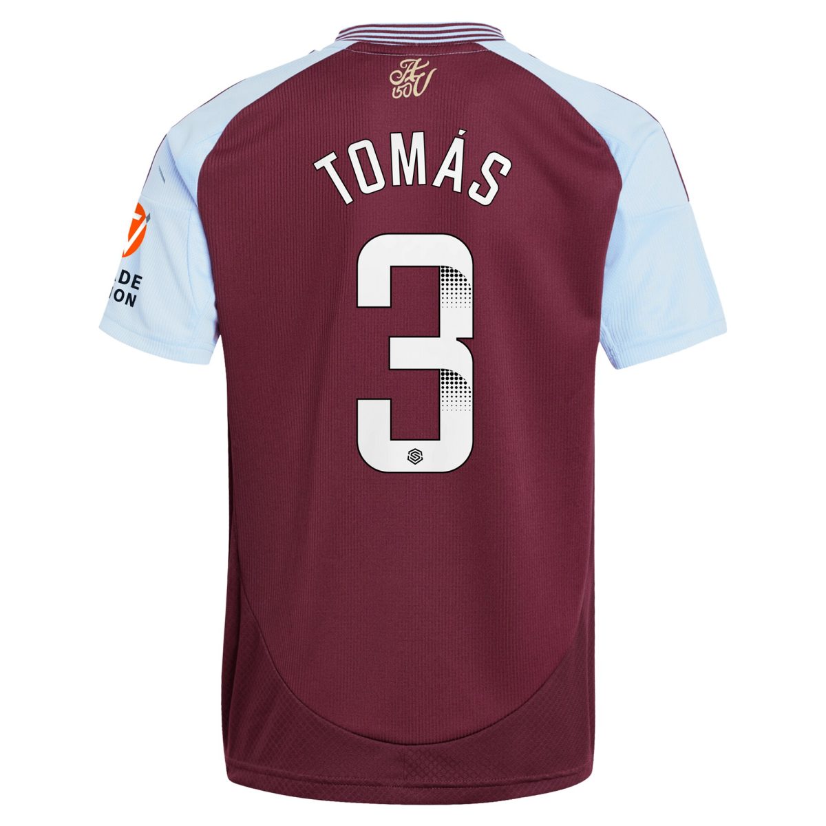 aston villa wsl adidas home shirt 2024-25 with tomás 3 printing Collection - Aston Villa Official Store