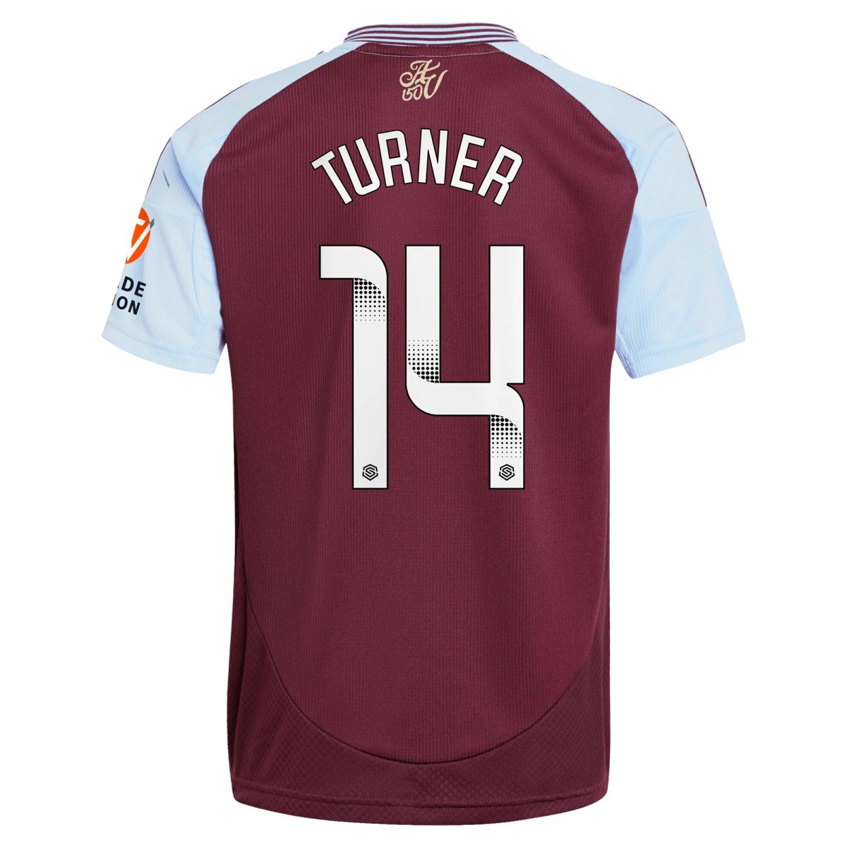aston villa wsl adidas home shirt 2024-25 with turner 14 printing Collection - Aston Villa Official Store