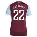 aston villa wsl adidas home shirt 2024-25 – womens with baijings 22 printing Collection - Aston Villa Official Store