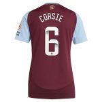 aston villa wsl adidas home shirt 2024-25 – womens with corsie 6 printing Collection - Aston Villa Official Store