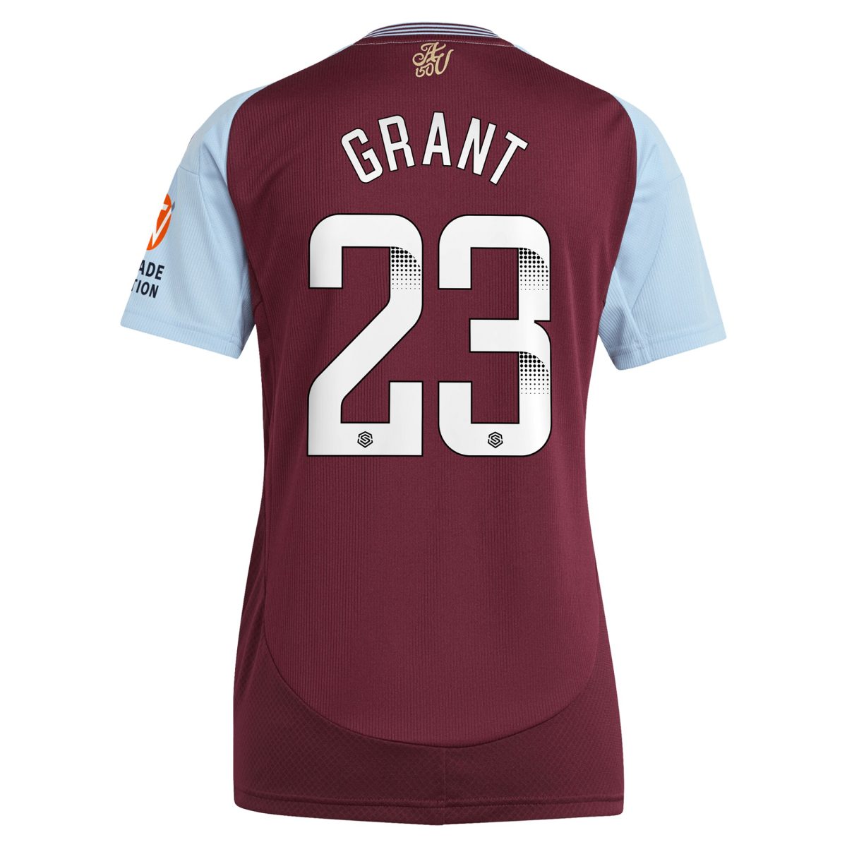 aston villa wsl adidas home shirt 2024-25 – womens with grant 23 printing Collection - Aston Villa Official Store