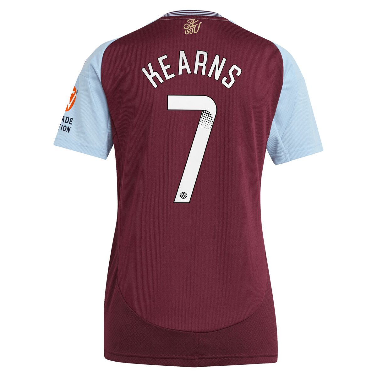 aston villa wsl adidas home shirt 2024-25 – womens with kearns 7 printing Collection - Aston Villa Official Store