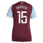 aston villa wsl adidas home shirt 2024-25 – womens with parker 15 printing Collection - Aston Villa Official Store