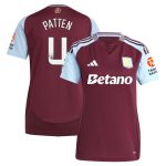 aston villa wsl adidas home shirt 2024-25 – womens with patten 4 printing Collection - Aston Villa Official Store