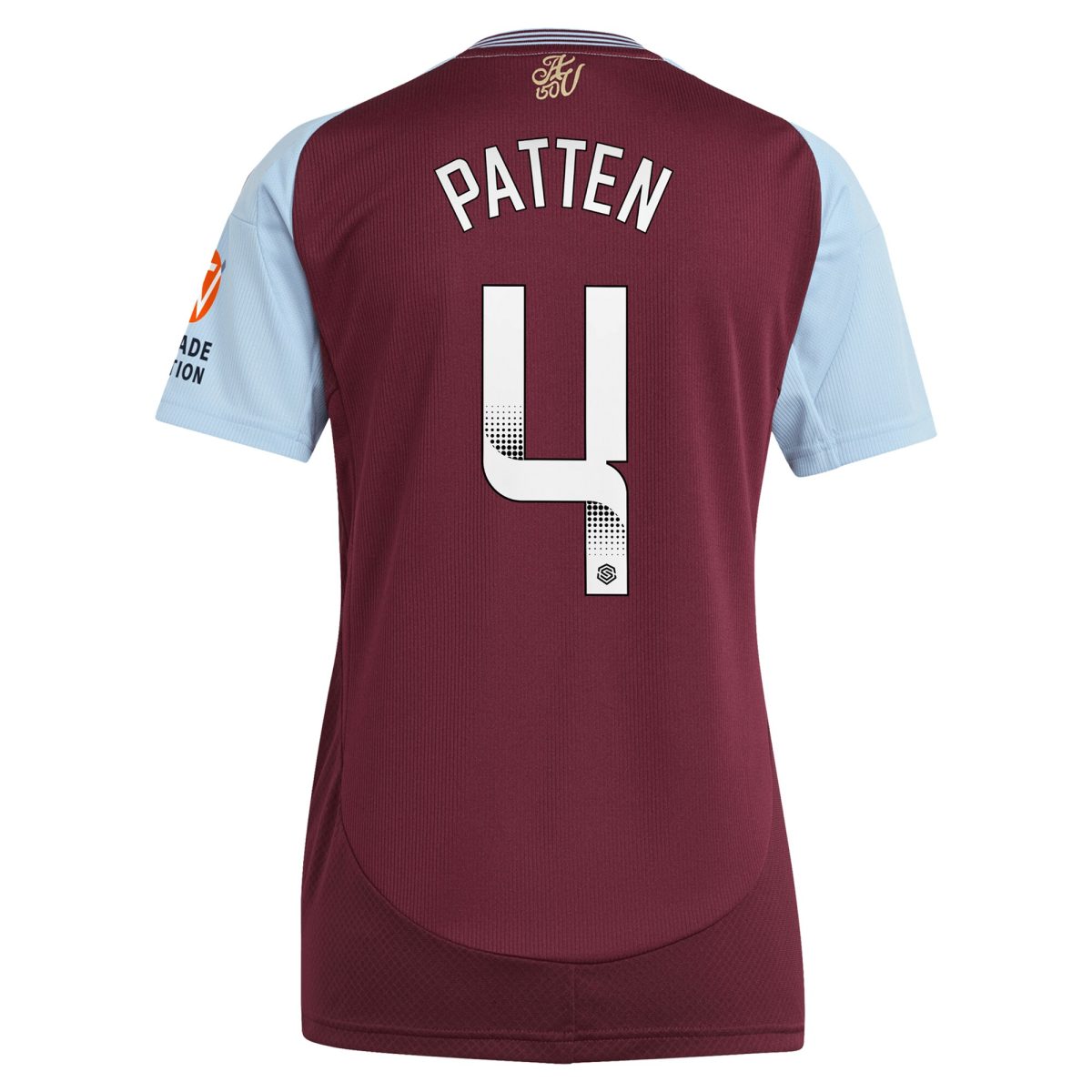 aston villa wsl adidas home shirt 2024-25 – womens with patten 4 printing Collection - Aston Villa Official Store