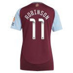 aston villa wsl adidas home shirt 2024-25 – womens with robinson 11 printing Collection - Aston Villa Official Store