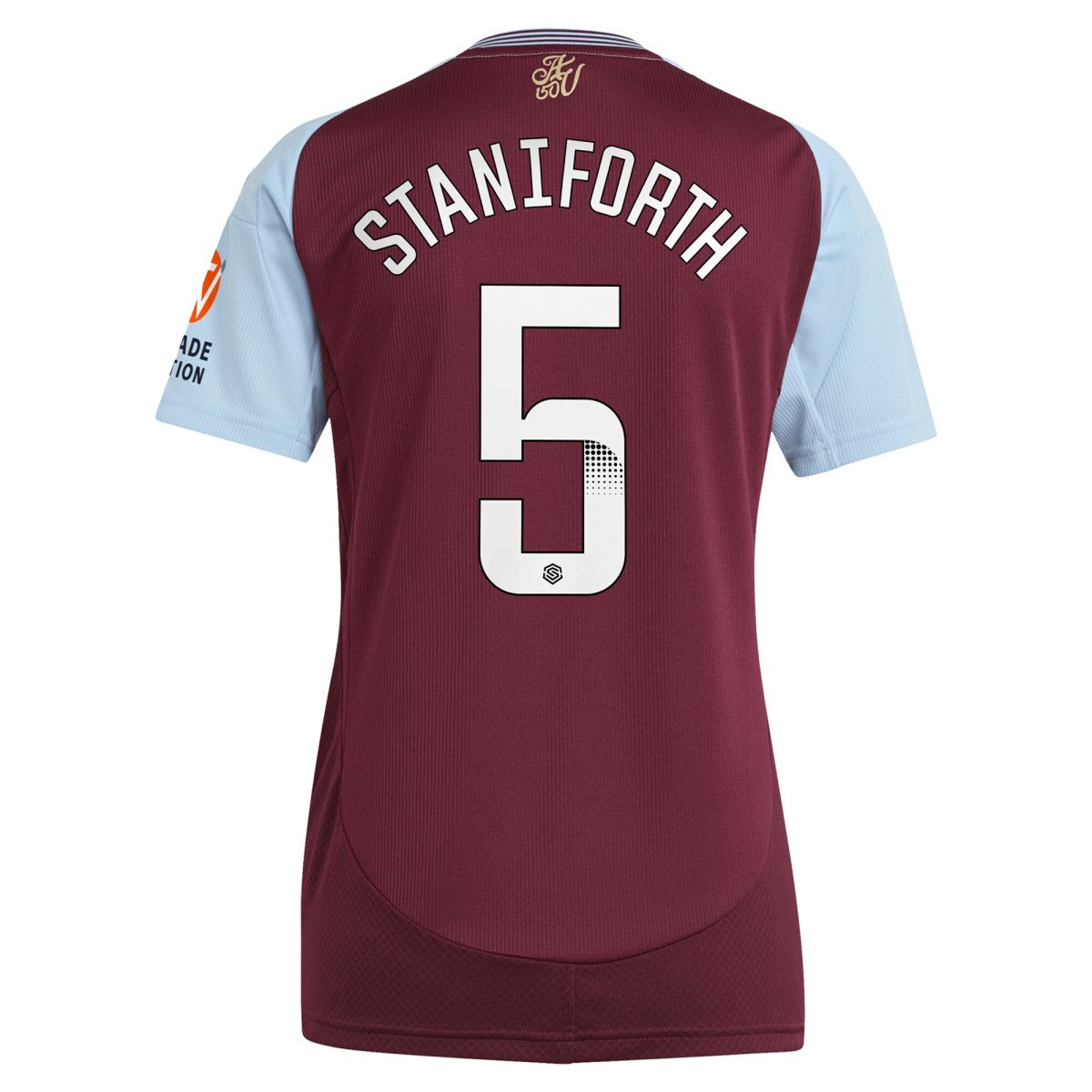 aston villa wsl adidas home shirt 2024-25 – womens with staniforth 5 printing Collection - Aston Villa Official Store