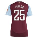 aston villa wsl adidas home shirt 2024-25 – womens with taylor 25 printing Collection - Aston Villa Official Store