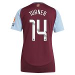 aston villa wsl adidas home shirt 2024-25 – womens with turner 14 printing Collection - Aston Villa Official Store