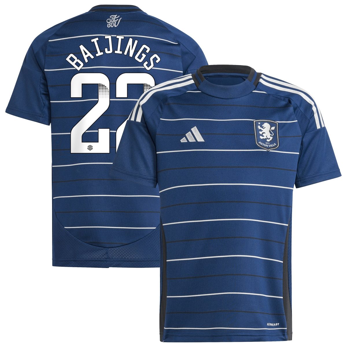 aston villa wsl adidas third shirt 2024-25 – kids with baijings 22 printing Collection - Aston Villa Official Store