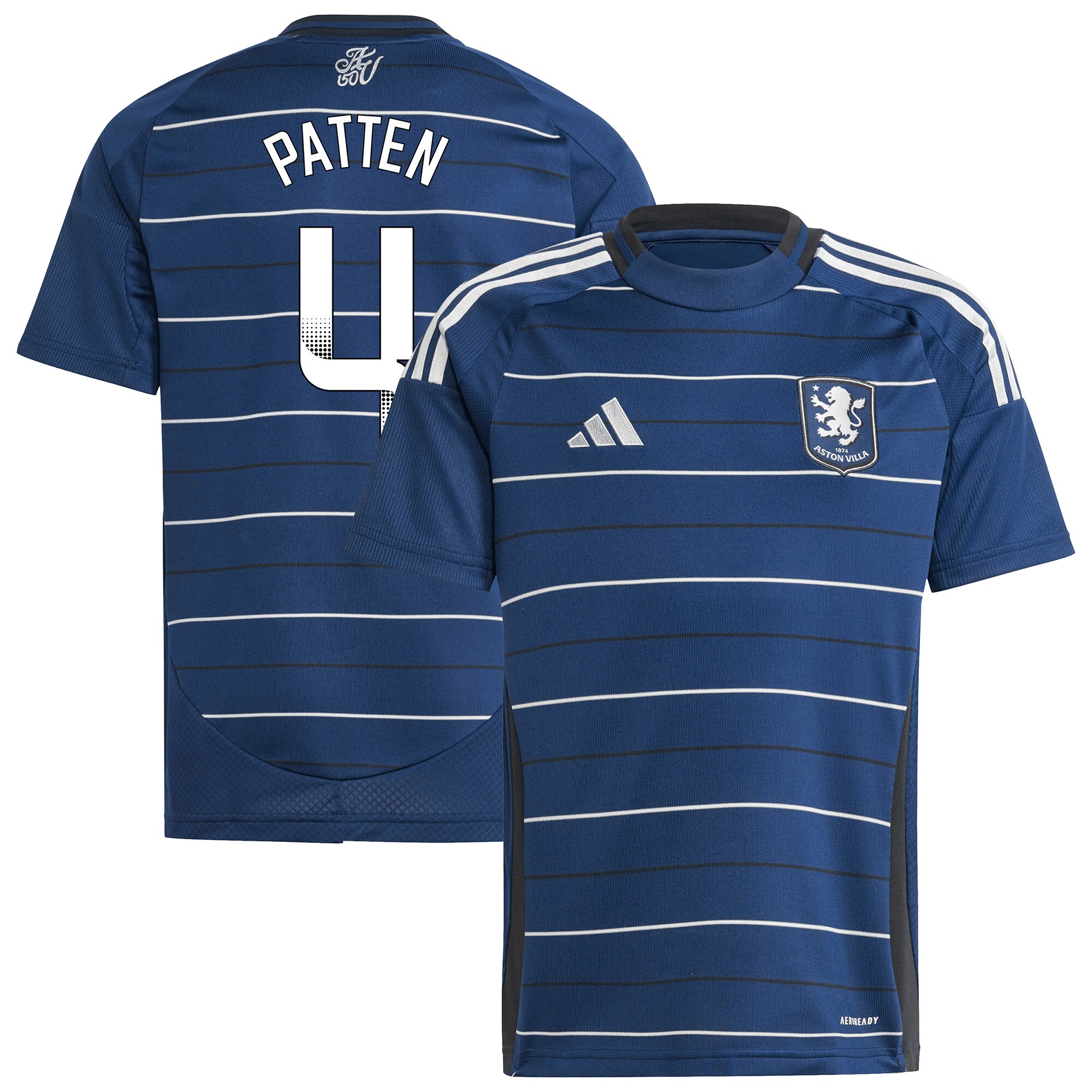 aston villa wsl adidas third shirt 2024-25 – kids with patten 4 printing Collection - Aston Villa Official Store