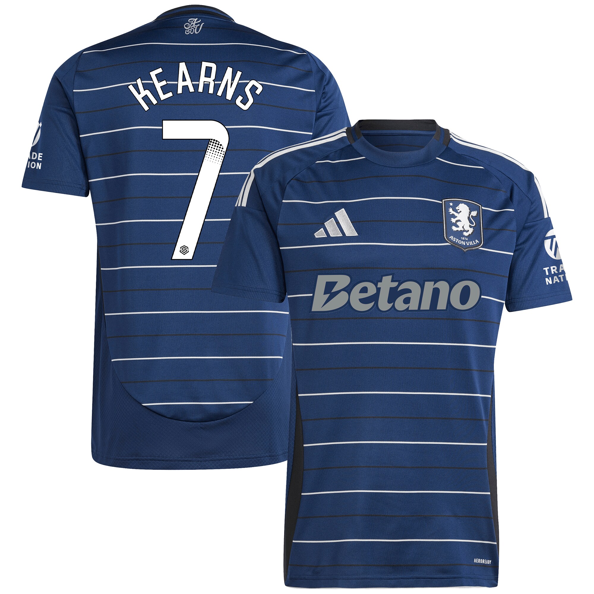 aston villa wsl adidas third shirt 2024-25 with kearns 7 printing Collection - Aston Villa Official Store