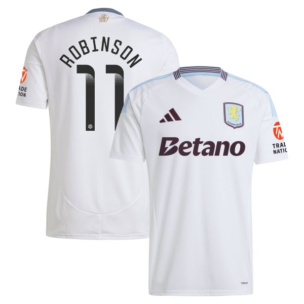 aston villa wsl away shirt 2024-25 with robinson 11 printing Collection - Aston Villa Official Store