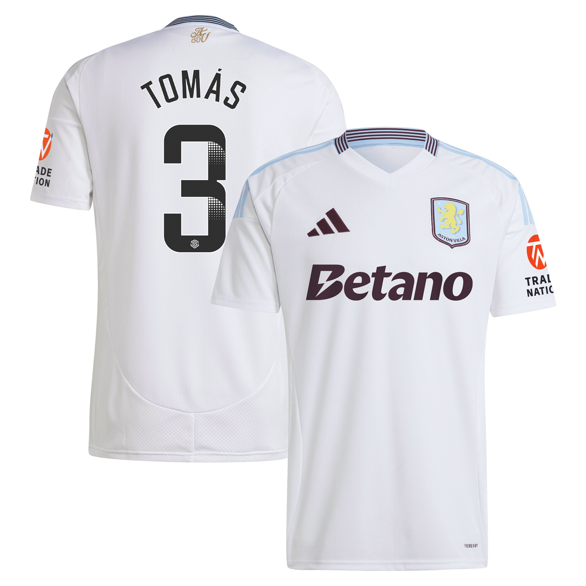 aston villa wsl away shirt 2024-25 with tomás 3 printing Collection - Aston Villa Official Store