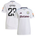 aston villa wsl away shirt 2024-25 – womens with grant 23 printing Collection - Aston Villa Official Store
