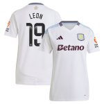 aston villa wsl away shirt 2024-25 – womens with leon 19 printing Collection - Aston Villa Official Store