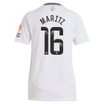 aston villa wsl away shirt 2024-25 – womens with maritz 16 printing Collection - Aston Villa Official Store