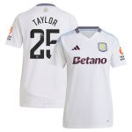 aston villa wsl away shirt 2024-25 – womens with taylor 25 printing Collection - Aston Villa Official Store